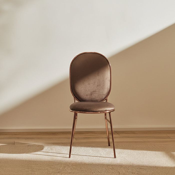 Nishat Chair-Rose Gold — rental event furniture Lahore