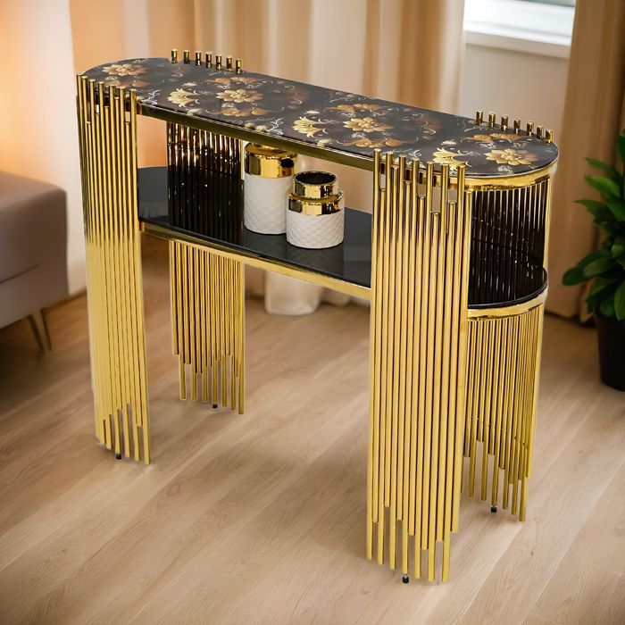 Nordic Oval Console — rental event furniture Lahore