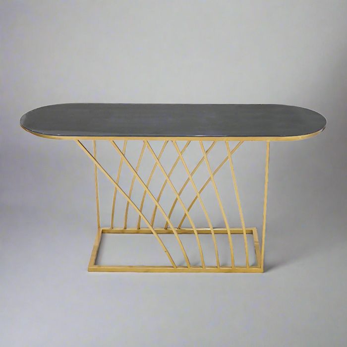 Twist Lined Console — rental event furniture Lahore