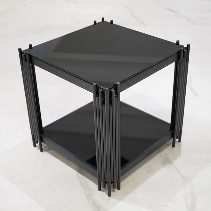 Nordic Coffee Table- Matte Black — rental event furniture Lahore