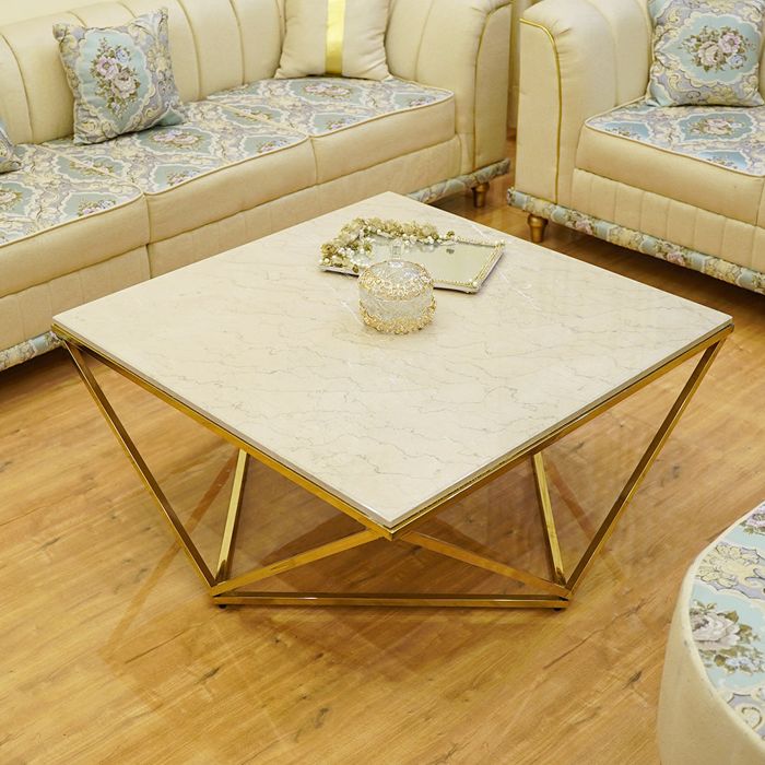 DIAMOND CUT Center TABLE-PARALINO TOP — rental event furniture Lahore