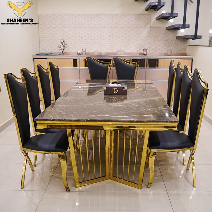 Book Design Dining Table Set — rental event furniture Lahore