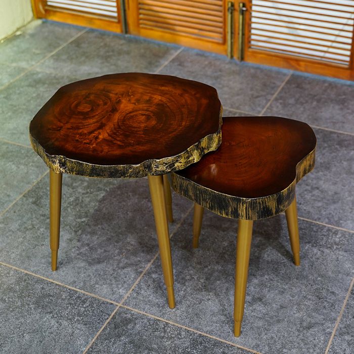 Deep Creek Nesting Table-Set of 2pcs — rental event furniture Lahore