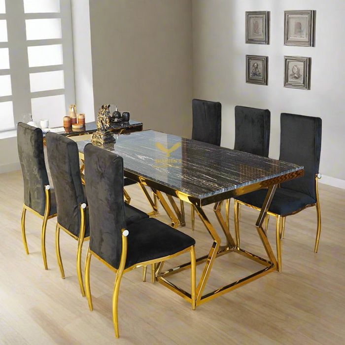 Cross Leg Dining Table — rental event furniture Lahore