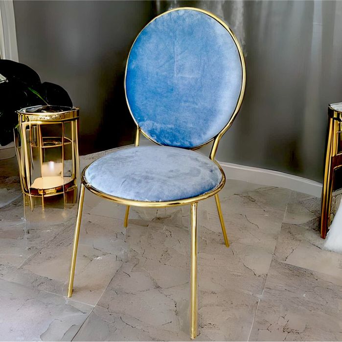 Nishat round Dining Chair — rental event furniture Lahore